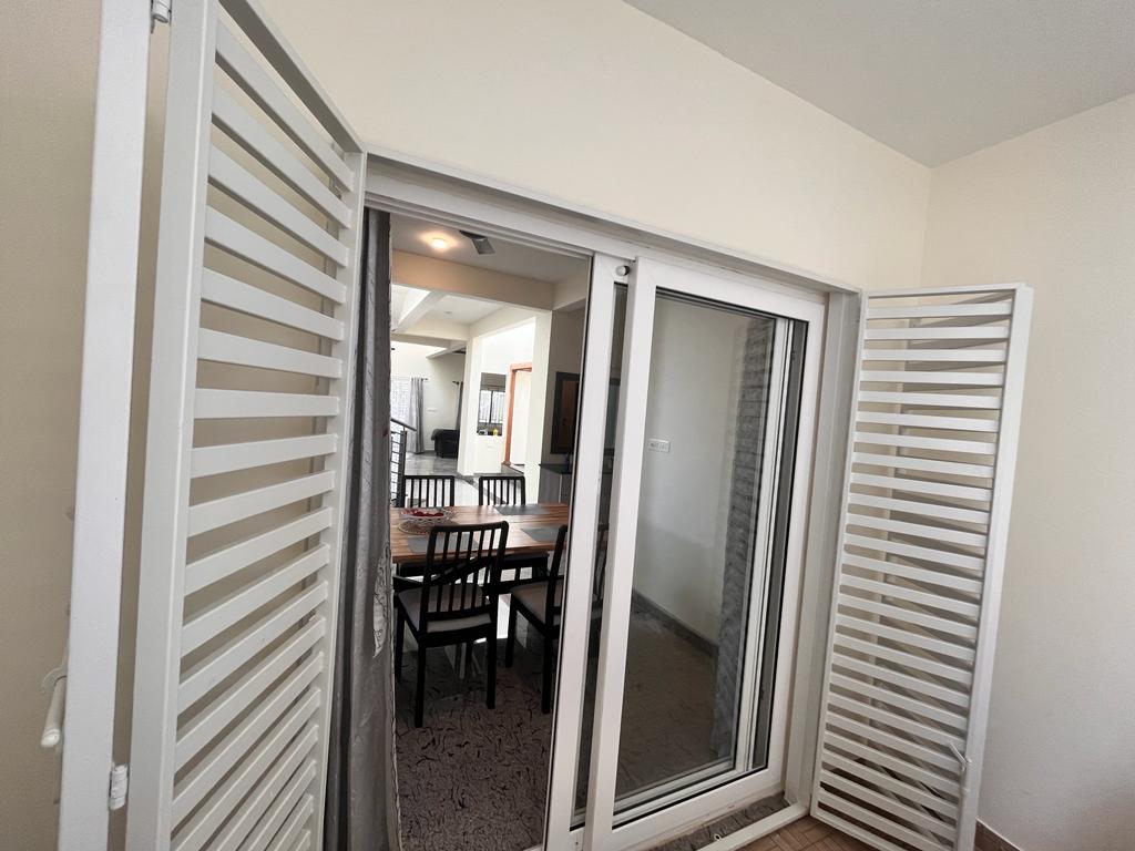 Dining room access at Saptha Sagara Villa