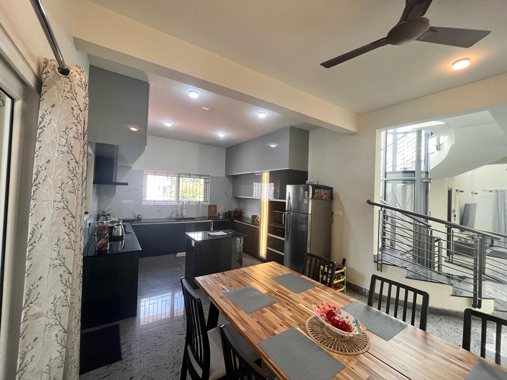 Kitchen at Saptha Sagara Villa